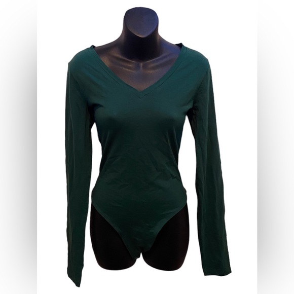 Green Long Sleeve Bodysuit - Picture 1 of 5